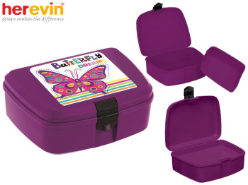 Ланч-бокс для бутербродов Herevin Batterfly 17х13,1х6,5см 63440