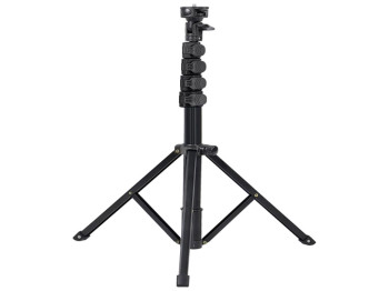 Штатив 1.6м c Пов Головой и Клипсами Bag без Упаковки, Чёрный