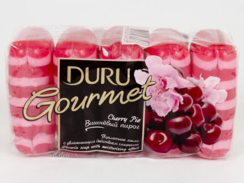 Мило Duru "Gourmet еко - Вишня" 75г з гліцерином (ціна за набір 5 шматків) S-622