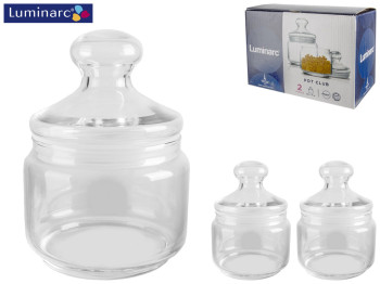 Набор банок Luminarc Pot Club 2 предмета (500мл, 500мл) 90368