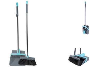 Совок с щеткой Idea Home Blue, 90см, 6900070387336