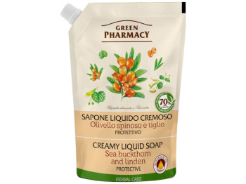 Рідке мило для рук "Зелена аптека" Обліпиха і липа дой-пак 460мл