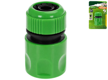Коннектор для шланга Emipro быстросъемный пластиковый, 1/2"