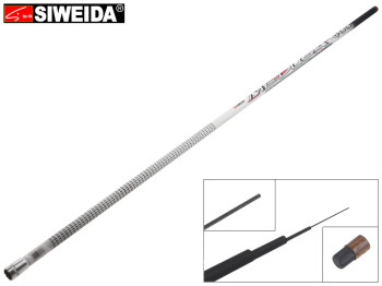 Вудка Siweida "Medusa" карбон IM7, без кілець, 4-секційна 4м 5-25г