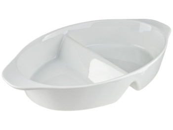 Форма для выпекания керамическая, двойная 30,5х17,8х5,4см, 990мл