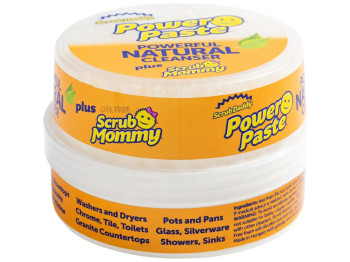Набор для очистки поверхностей Scrub Mommy Power Paste, паста и губка, 250г