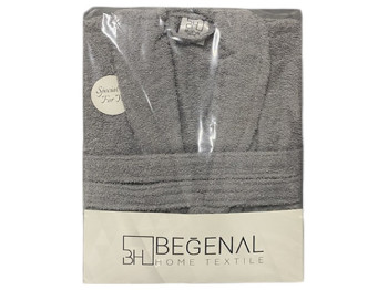 Халат банный Soho Royal gray, размер XL, хлопок 100%, 8690068922868