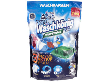 Капсули для прання Waschkonig Universal 3в1 30х17г