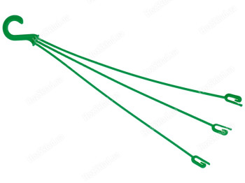 Підвіска для кашпо (універсальна), L-47,5см (колір зелений) Консенсус