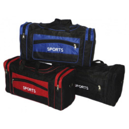 Сумка спортивна "Sport" чорно-синя