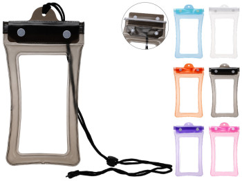 Чехол водонепроницаемый для телефона EmiPro, PVC, 23×11см, 6 цветов (цена за 1шт)