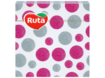 Салфетки Ruta Кухня 24х24см, 40шт, 2х слойные, с печатью