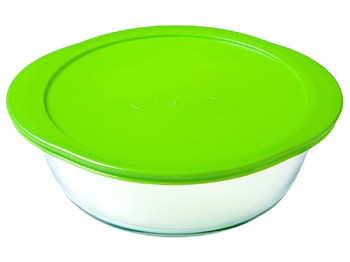 Форма для запікання Pyrex Cook&Store, 26см, з кришкою, кругла, 2058039830011