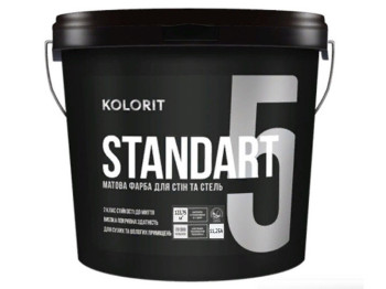 Краска интерьерная латексная Kolorit Standart 5 (база А) 11,25л