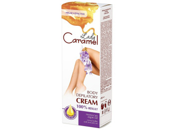 Крем для депиляции тела Lady Caramel, с маслом авокадо и какао, 100мл