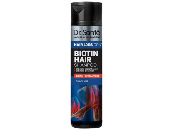 Шампунь для волосся Dr. Sante Biotin Hair Loss Control, з біотином та провітаміном B5, 250мл