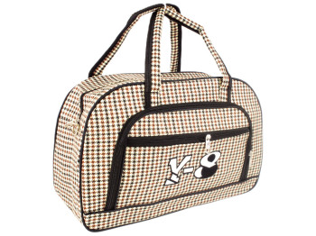 Сумка дорожня 44x27x17см (колір - коричневий)