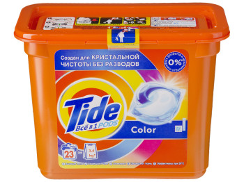 Рідкий гель в розчинних капсулах Tide Color 23х22,8г