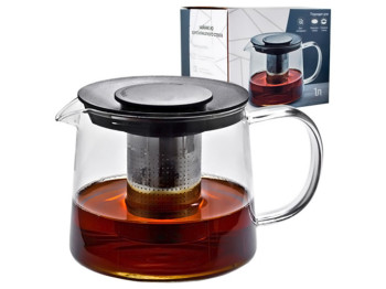 Заварювальний чайник з боросилікатного скла, 1л, Universal