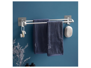 Держатель для полотенец настенный, 58см