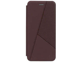 Чохол-книжка кожа Twist для Tecno Spark 7 Колір 10, Brown