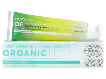 Зубная паста Organic people Тропический фейерверк 85г