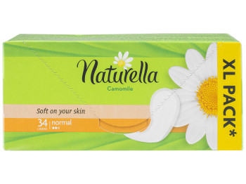 Прокладки гигиенические ежедневные NATURELLA Camomile Normal Deo 34шт