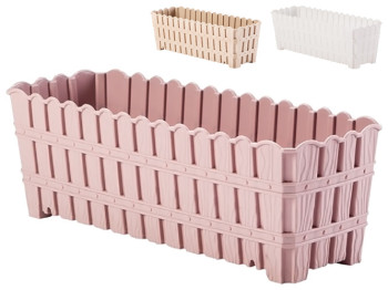 Горщик для квітів Violet House Bamboo BALCONY MIX, із дренажем, 40см, 8690068596670