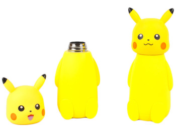 Термос-игрушка Пикачу пластик + метал. вакуумная колба (2 вида) 200мл