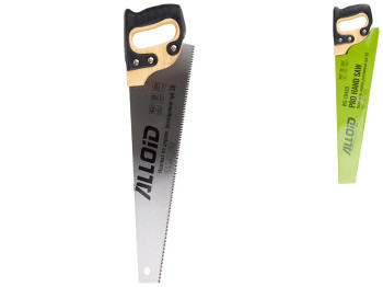 Ножовка по дереву Alloid, 45см, каленый зуб 3D, деревянная ручка