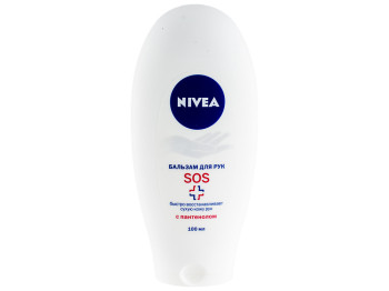 Бальзам для рук Nivea "SOS" с пантенолом, восстановление для сухой кожи рук 100мл
