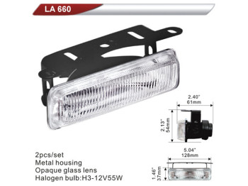 Фара дополнительная DLAA 660-W/H3-12V-55W/128x37мм