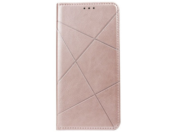 Чохол-книжка Business Leather для Xiaomi Poco X4 Pro/Redmi Note 11 Pro Колір Рожевий