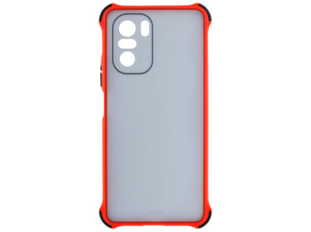 Чехол Armor Dark with Frame для Poco F3 Цвет 5, Красный