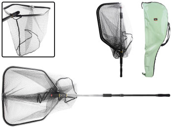 Подсак 2-секционный со встроенным фонариком Sams Fish 65х67см 1,5м