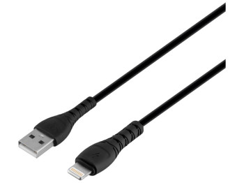 Кабель USB XO NB-Q165 Lightning 3A Цвет Чёрный