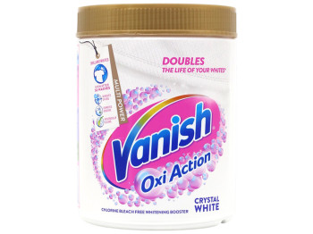 Відбілювач Vanish Oxi Action Crystal White для білої та світлої білизни, порошок, 1кг