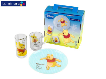 Набор обеденный детский Luminarc "Disney Winnie The Pooh" 3 предмета 20596
