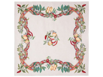 Скатерть гобеленовая Лимоны с перцем Чили, 97х100см