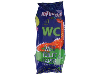Влажная туалетная бумага Naturelle Kids, 8шт