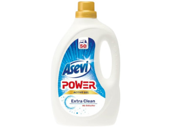 Гель для прання універсальний Asevi Power Extra Clean, біорозкладний, 50 циклів, 2,5л