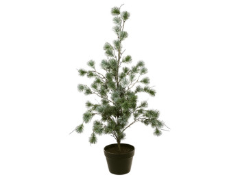 Кедр декоративный, полиэтилен, 45×45×95см, цвет хвоя