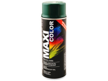 Эмаль аэрозольная универсальная декоративная MAXI COLOR темно-зеленый 400мл