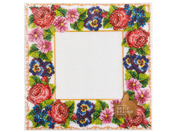 Серветки паперові двошарові La Fleur Квітковий орнамент, 33×33 см, 16 шт