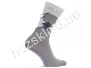 Носки мужские демисезонные 204, р.27-29 (43-44р.) (цвет серый 0030) Дюна