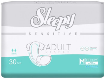 Подгузники для взрослых Sleepy Sensitive Adult, размер M, 30шт