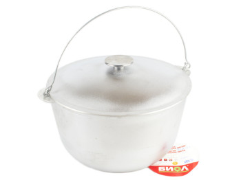 Казан алюм. з кришкою туристичний 15л К1500т