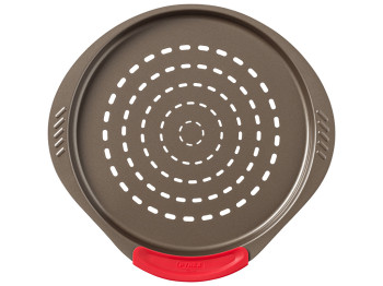 Форма для пиццы Pyrex Asimetria, углеродистая сталь, 32см, цвет бронзовый