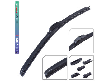 Щетки стеклоочистителя гибридные VOIN 28" 70см (TPX6M-28") HYBRID Ultra, 6 адаптеров (VHU-28700)
