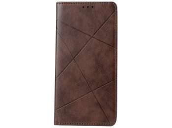 Чехол-книжка Business Leather для Xiaomi Poco X4 Pro/Redmi Note 11 Pro Цвет Коричневый